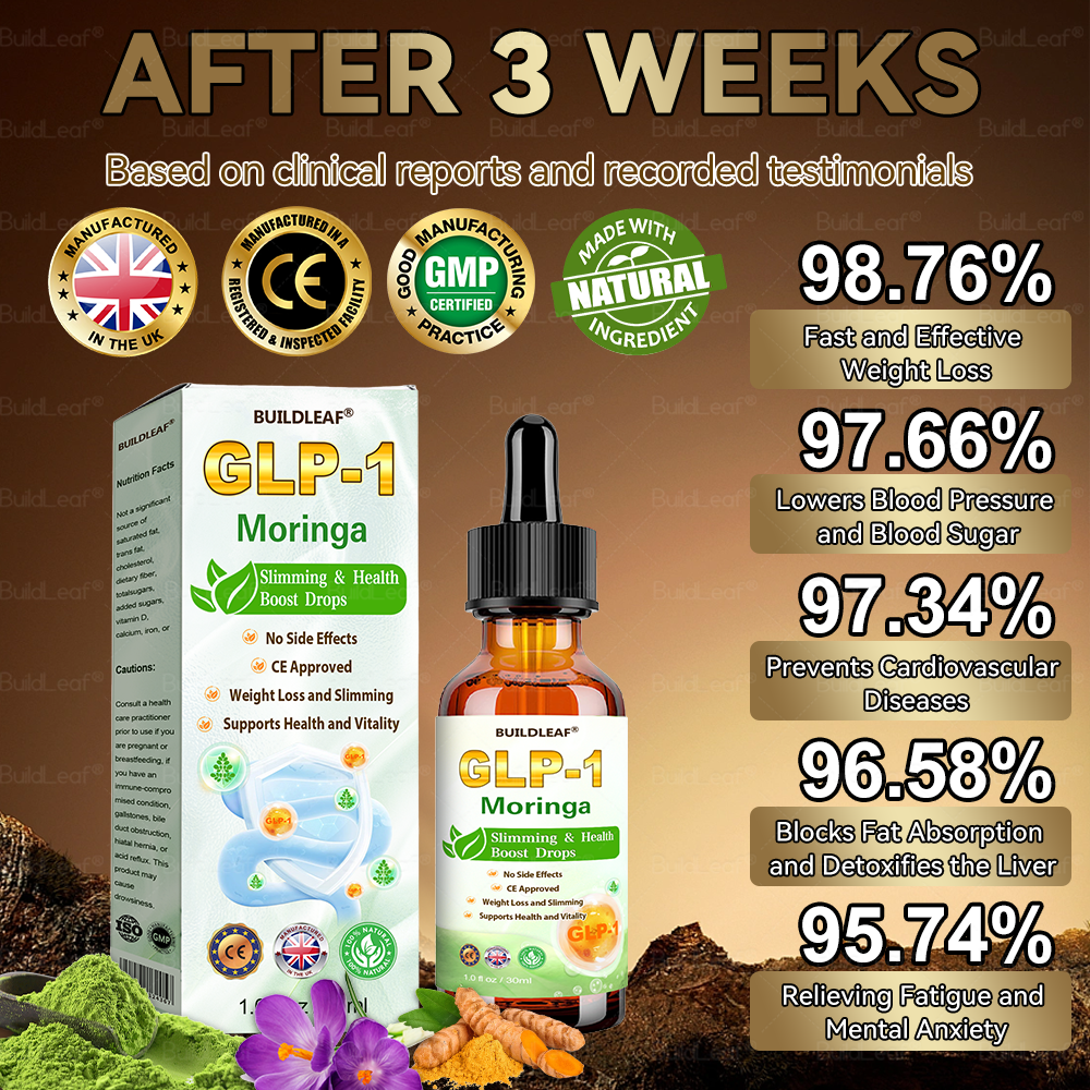 💥Official Store | BuildLeaf® TIRZEPATIDE GLP-1 Herbal Oral Liquid 👨‍⚕️(Foodgrade Fat Burner - Developed by British Obesity Society)