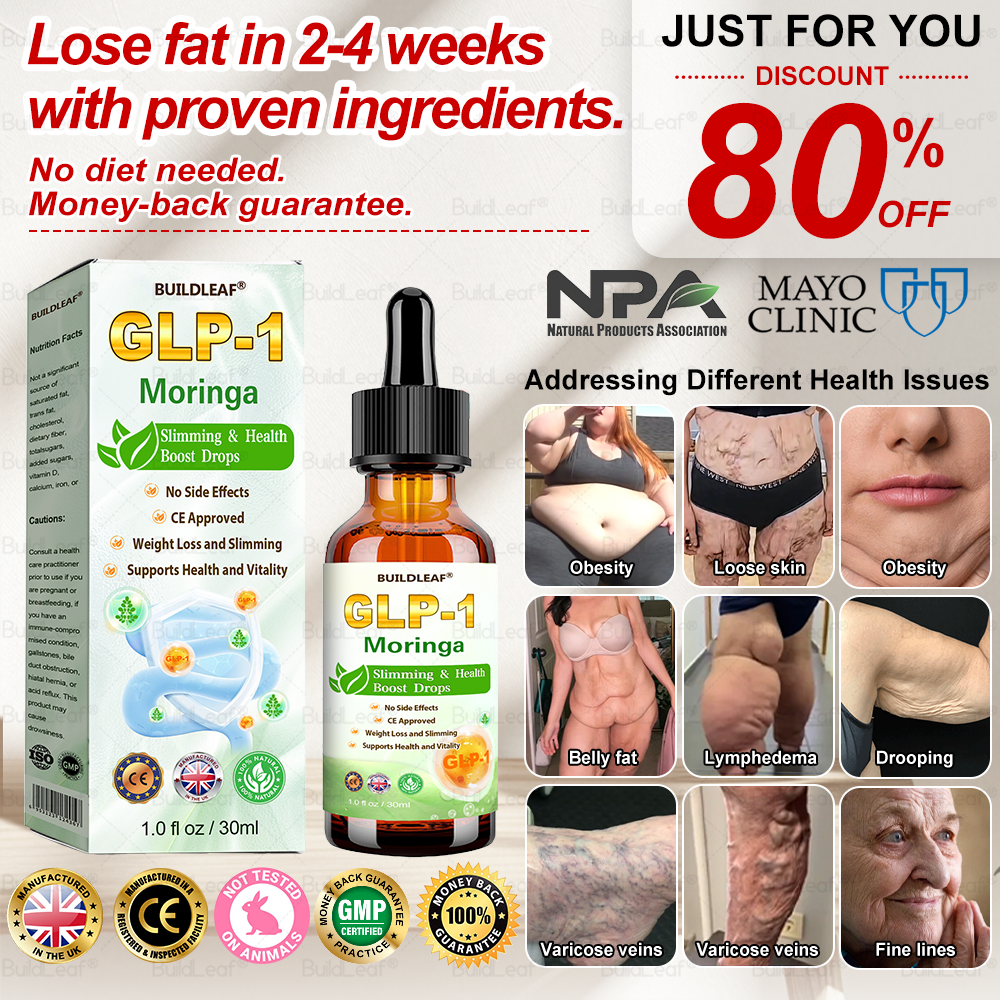 💥Official Store | BuildLeaf® TIRZEPATIDE GLP-1 Herbal Oral Liquid 👨‍⚕️(Foodgrade Fat Burner - Developed by British Obesity Society)